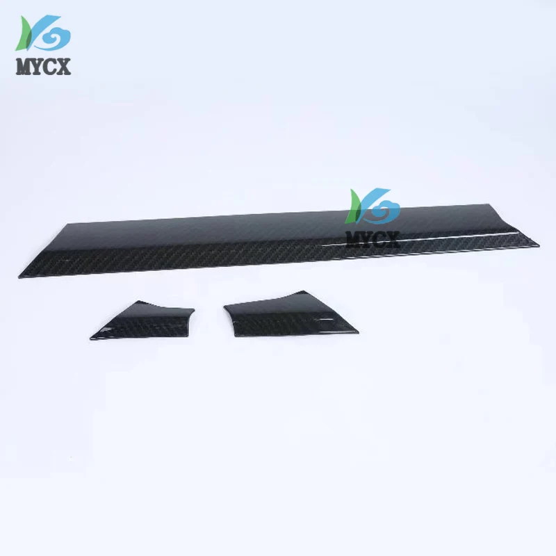 

For Mazda CX-8 CX8 CX 8 2018 2019 accessories car dashboard Central control trim cover ABS chrome Interior Mouldings