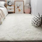 Маленький ковер ins в скандинавском стиле, белый плюшевый коврик для кровати, для гостиной, толстые коврики, подходит для украшения дома, для ползания мальчиков