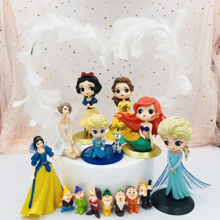 Кукла Принцесса DISNEY Q кукла Рапунцель Эльза Анна фигурки игрушки куклы украшение