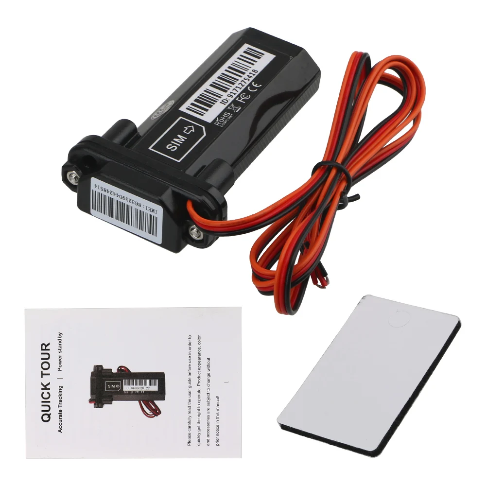 

GT02 GSM GPS Tracker With Anti-theft Online Tracking Software Waterproof Builtin Battery for Car Motorcycle Vehicle Car-styling