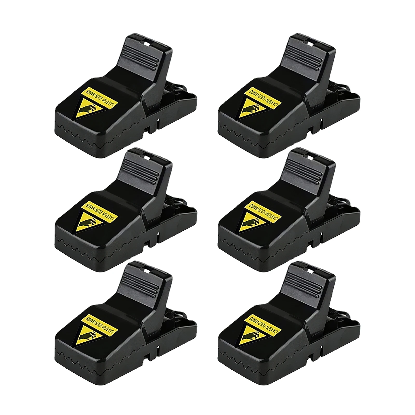 

6 шт., пластиковая искусственная ловушка для мыши