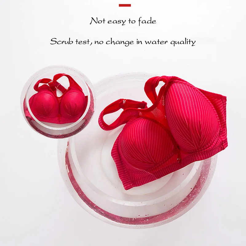 

Women's Fashion No Steel Ring Large Size Underwear Thin Bra Comfortable Solid Color Gathered High Quality Bra