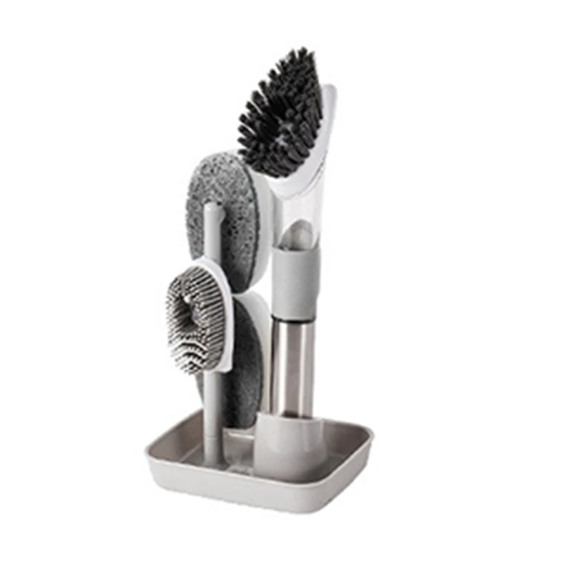 

Кухонная подставка, губка для мытья посуды, автоматический диспенсер жидкости, инструменты для очистки кухонных Горшков