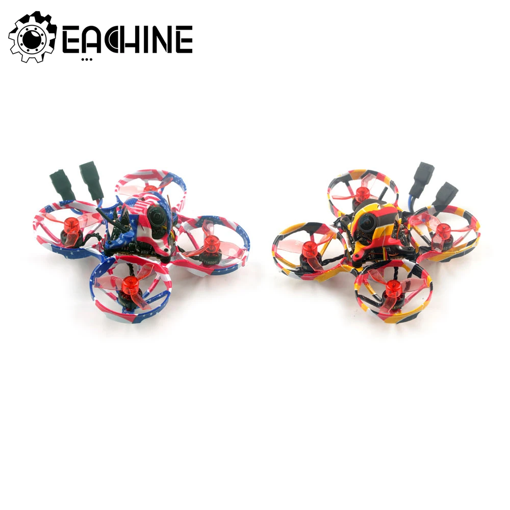Бесщеточный гоночный Дрон Whoop FPV Eachine US65 DE65 PRO 65 мм 1 2S BNF CrazybeeX F4 FC CADDX ANT Cam 0802 14000KV
