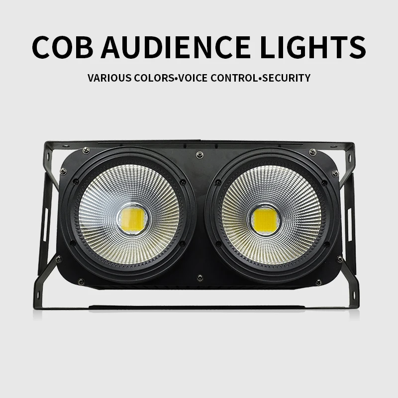2x100 Вт светодиодный COB 2 глаза Блиндер светильник ing DMX сценический Effect контроллер