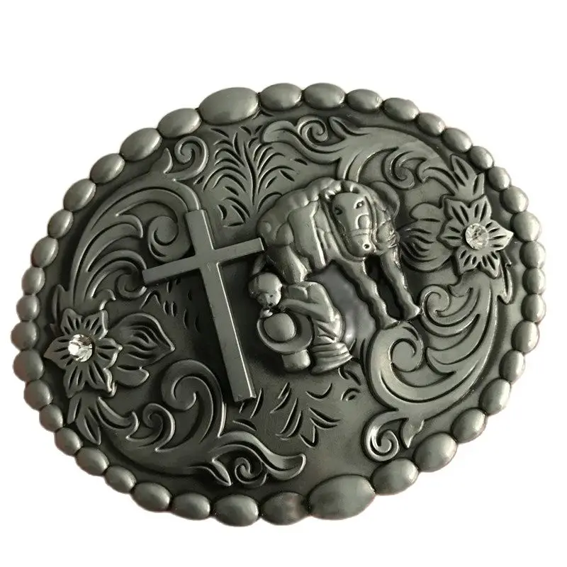 Розничная продажа новый высококачественный крутой ковбойский ремень с 3d-крестом