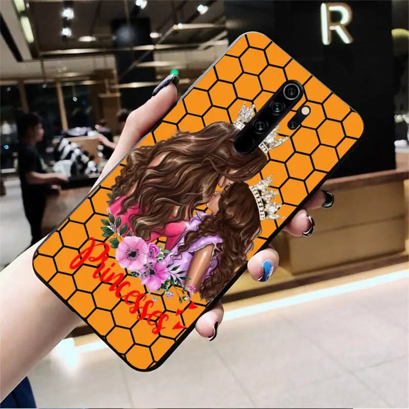 Модный чехол для телефона с изображением девушки супер мама ребенок Redmi Note 9 8 8T 8A 7