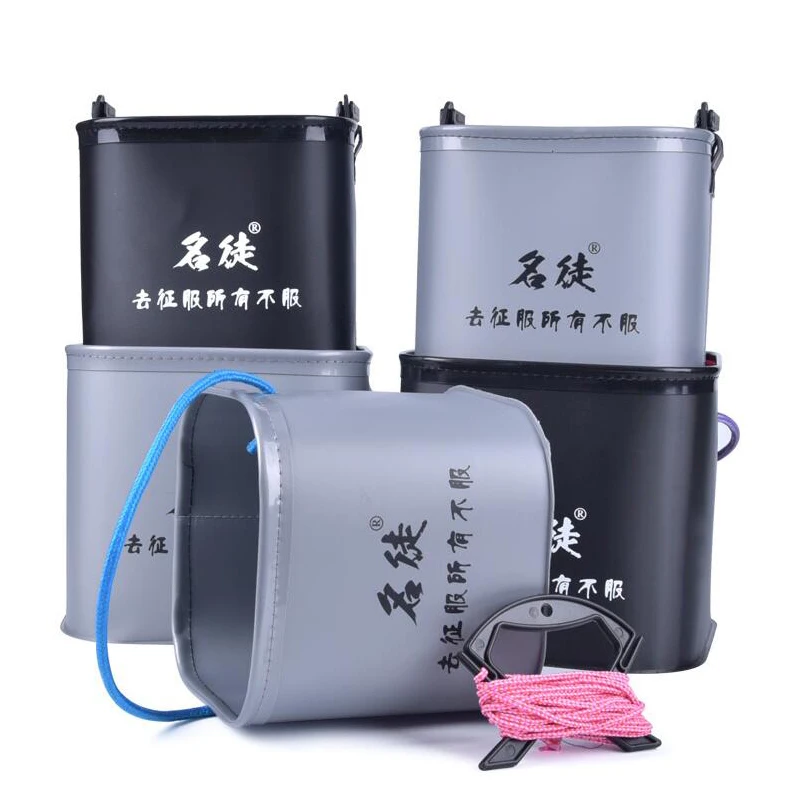 

Foldable Water Bucket Thickened Folding Fishing Bucket Fish Protection Bucket Live Fish Bucket Sandfish Bucket
