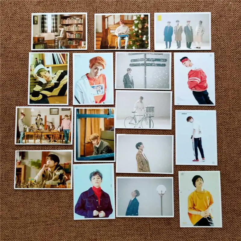 EXO NCTU WJSN Mamamoo NFlying IU STRAY KIDS Paper Lomo Card Photo Poster Photocard Fans Подарочная коллекция