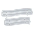 DIY лоток для фруктов ручка из смолы декоративная ручка кристалл эпоксидная форма ручка орнамент изгиб силиконовая форма для смолы