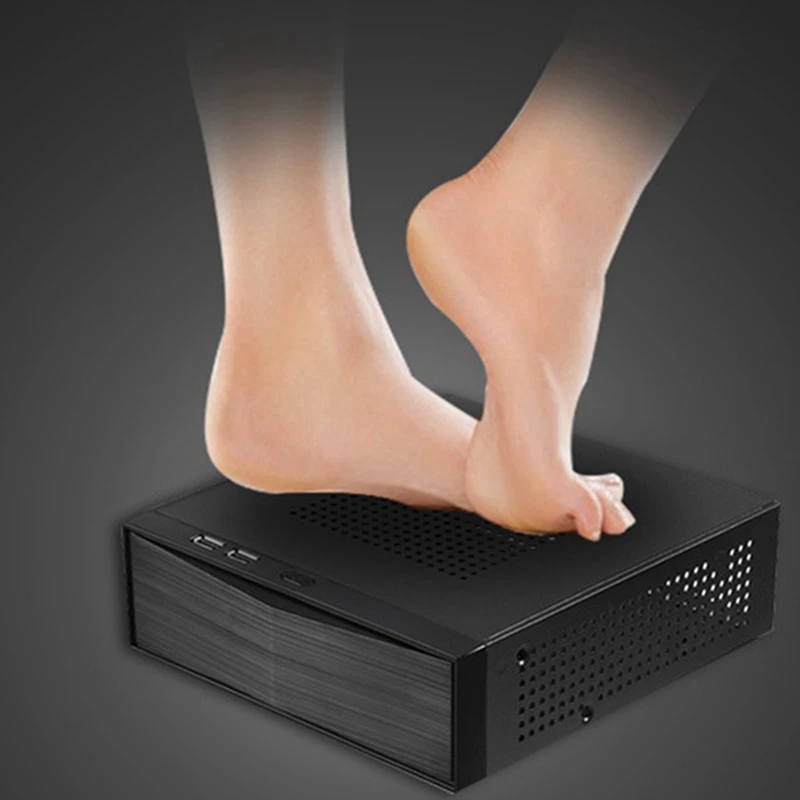 Шасси M05 Mini ITX с задним кронштейном HTPC чехол USB2.0 шасси управления для офиса |