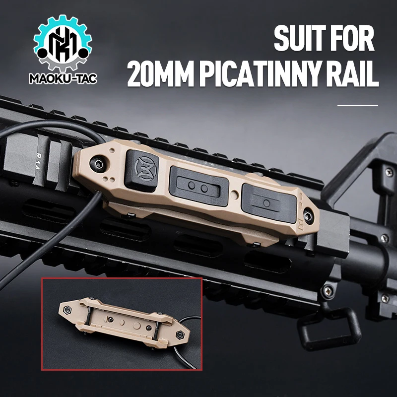 Airsoft Новый Усиленный дистанционный двойной переключатель давления для DBAL A2 PEQ-15