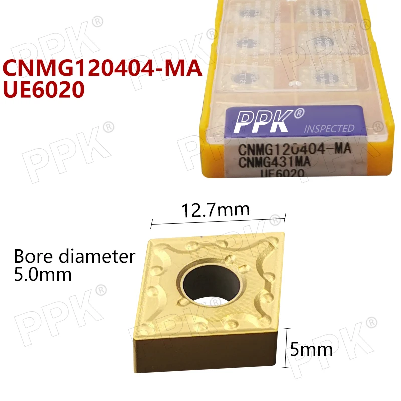 10 шт. CNMG120404 MA UE6020 10 шт. CNMG 120404 фреза вставка карбида цементированный внешний токарный инструмент Карбид токарный инструмент s