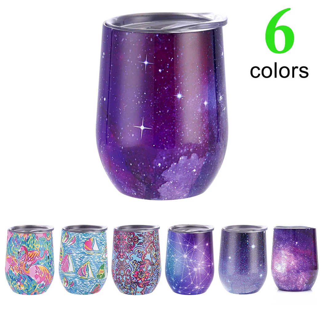 

12 OZInsulated Tumbler 304 Stainless Steel Portable Vacuum Tumbler Travel Tumbler eggshell cup water cup Travel goods