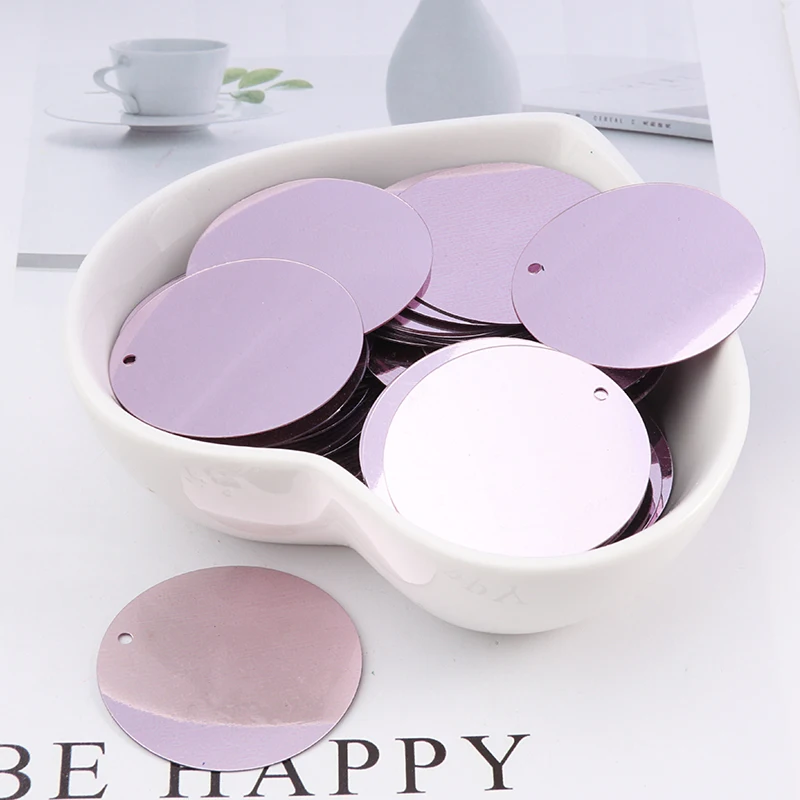 Новые ПВХ плоские круглые свободные блёстки 10 г (20 шт.)/Упаковка пайеток шитье