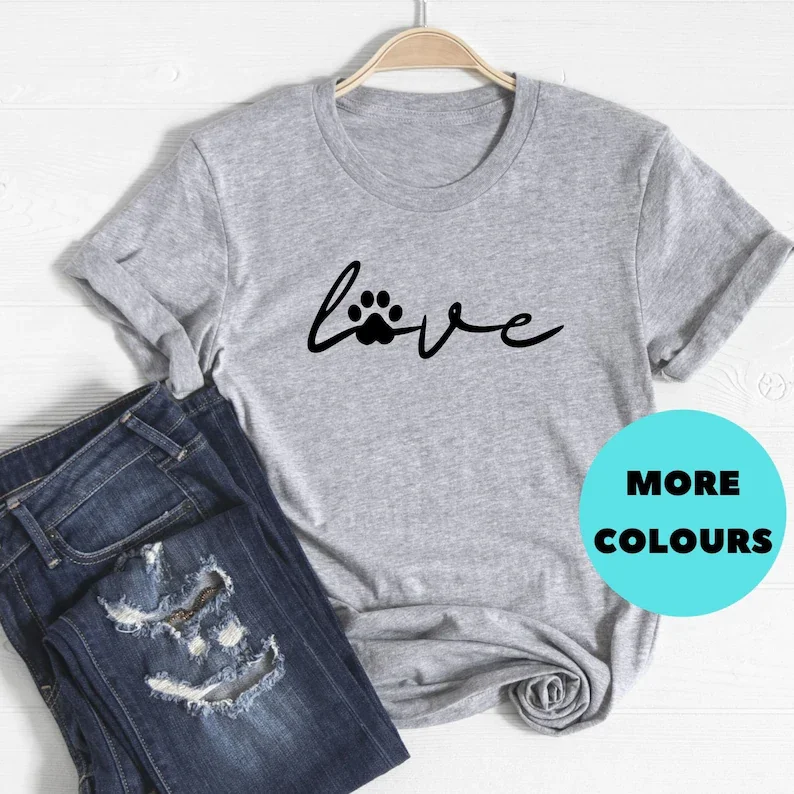 

Рубашка Love PAW | Рубашка для любителей собак | Футболка для любителей животных | Рассеянные собаки | Рубашка для любителей собак | Подарок для л...