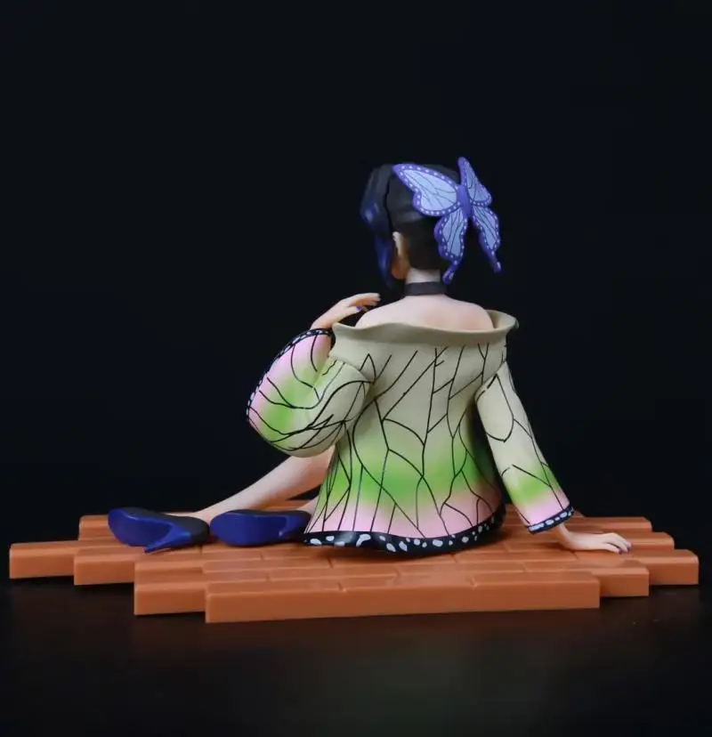 

Anime Demon Slayer Kimetsu no Yaiba Sexy Girl Kochou Shinobu Standing and Sitting PVC Action Figure Model Collectible