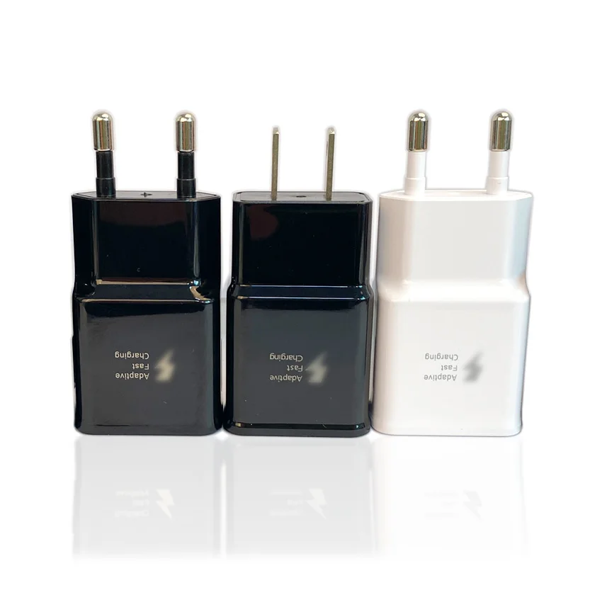

10pcs/lot Original 9V-1.67A 5V 2A US/EU Plug Fast Charging Travel adapter Wall Fast Charger For S6 S7 S8 S9 plus Note 5 8