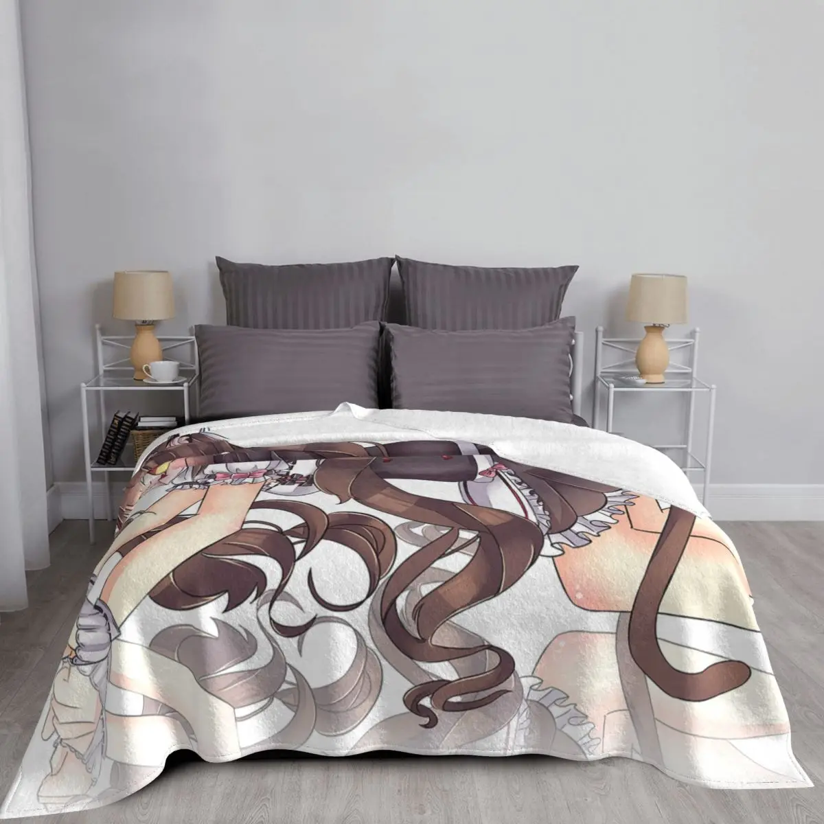 Одеяла Nekopara Chocola с аниме сексуальные фланелевые одеяла новинка мягкие для дома