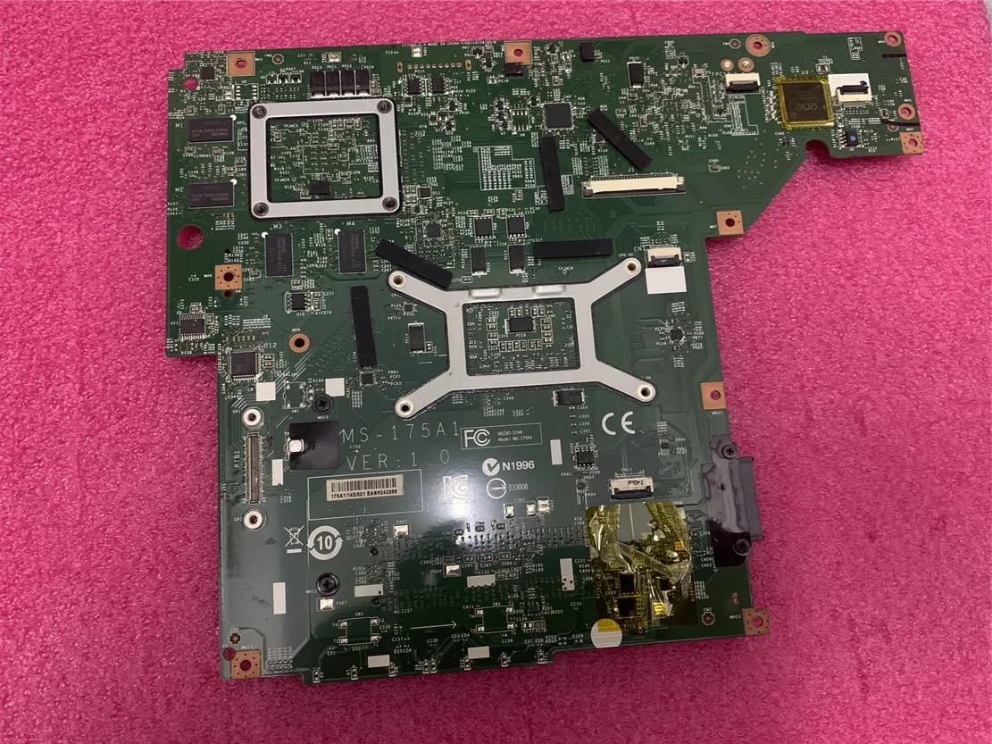 

MS-175A1 VER 1.0 FOR MSI GP70 LAPTOP MAINBOARD WITH I5 CPU AND GTX850M TESED OK