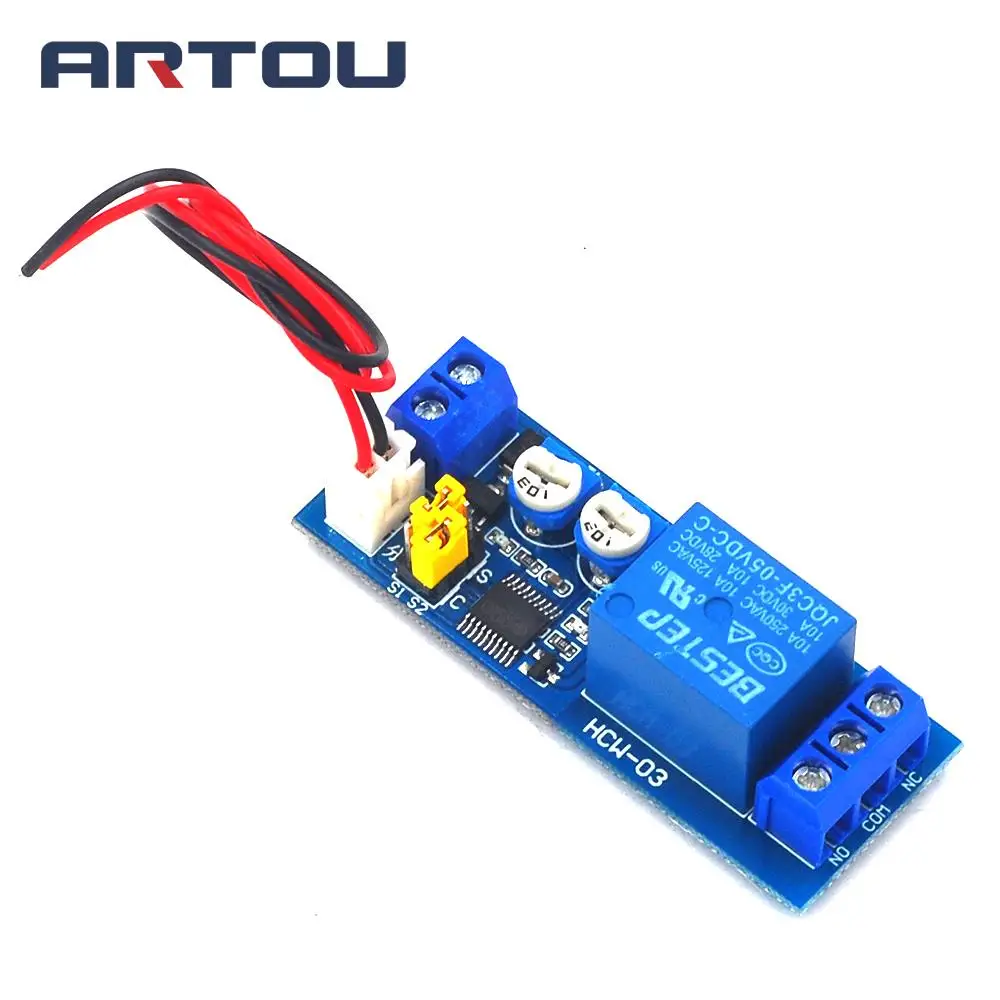 DC 5V 12V 24V Infinite Cycle Delay Timing Relay Timer Control ON-OFF Loop Switch Module Double Adjustable 0~120 Minutes