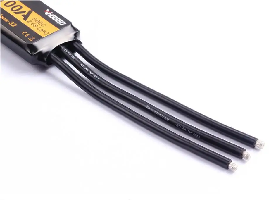 

VGOOD ACP016 100A 2-6S 32-Bit Brushless ESC With 5A SBEC for Fixed Wing RC Airplane