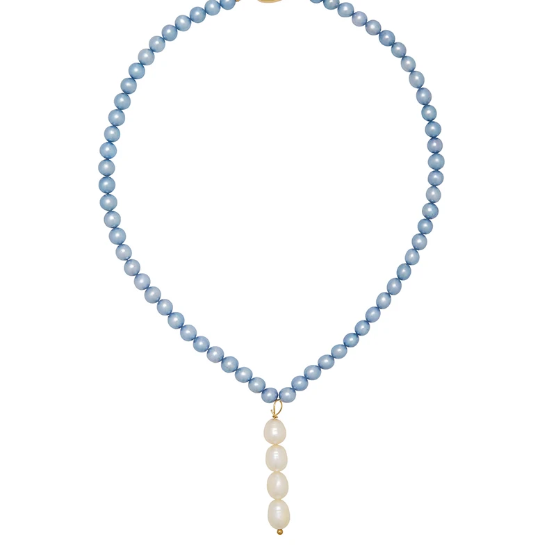 Vrouwen Чокеры kettingen колье Boho lariat nl perles bleues et pendentif corail красный коралл вешалка kettingen gelaagd - Окраска металла: necklace