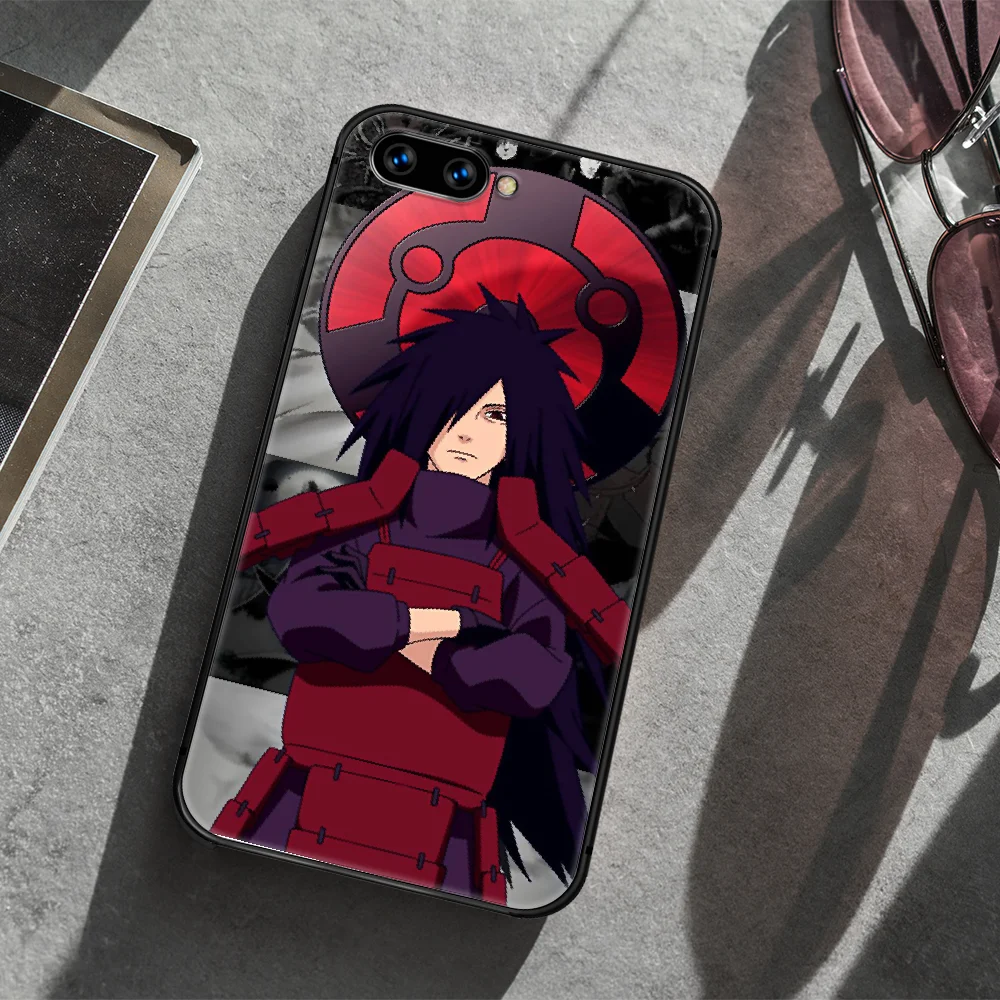 

N-Naruto Uchiha Madara Phone Case Cover Hull For HUAWEI honor 7a 8 8s 8a 8x 9 9x 10 20 i Lite Pro black Cover Painting Etui