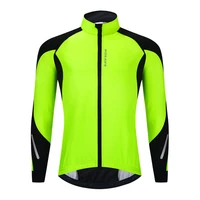 wosawe jerseys waterproof windproof reflective strip polyester cycling sport jersey for running hiking climbing skiing