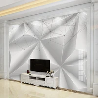 custom any size mural wallpaper modern simple abstract line geometry wall papers living room tv decor art background wall fresco
