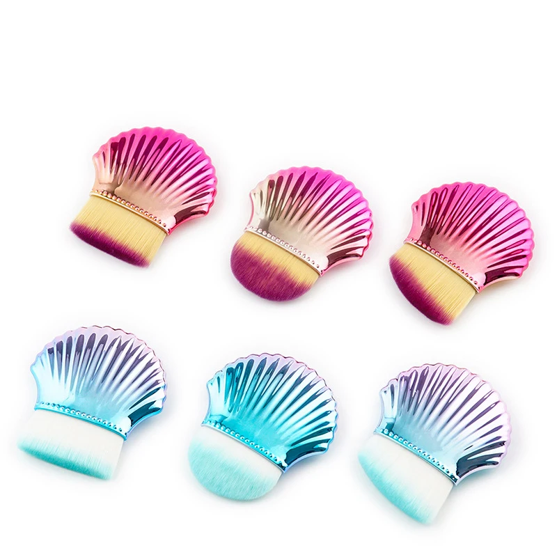 1 шт. силовая кисть в форме ракушки для основы макияжа Косметическая косметика