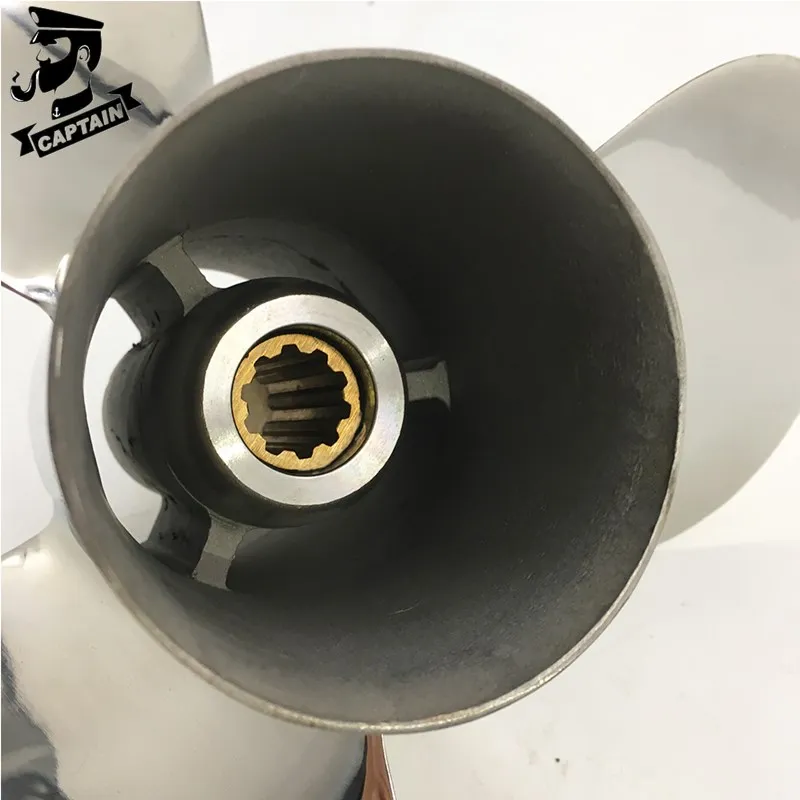 Подвесной пропеллер 9 7/8x13 подходит для двигателей Yamaha F25HP 20HP 30HP нержавеющая сталь