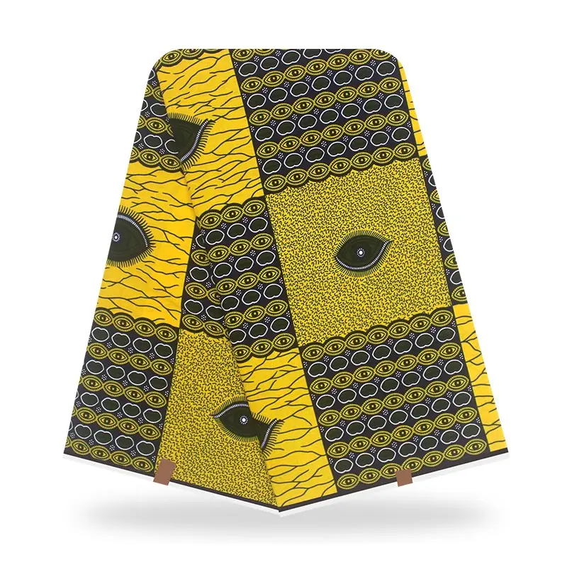 2020 100% хлопок африканская вощеная ткань принтом для платьев оптовая продажа с