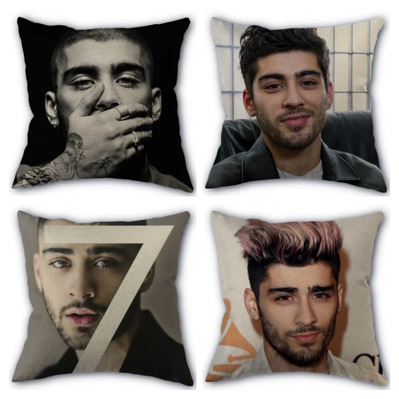 

Custom Pillowcase Zayn Malik High Quality Home Textile Cotton Pillow Covers Wedding Decorative Pillow Cover Square 45X45cm 01-11