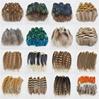 Натуральное перо курицы, павлина, фазана, маленькие перья, своими руками, Ловец снов, аксессуары ручной работы, Декор, ювелирные изделия, украшение Вечерние