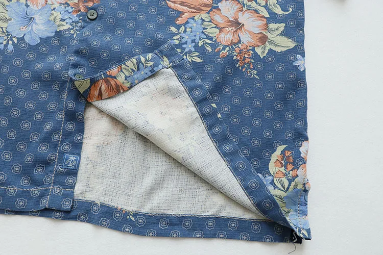 Tencel Мужская Роскошная Одежда гавайская рубашка с коротким рукавом с принтом большой размер США для отдыха