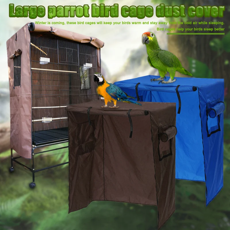 Parrots Aviary Birds Cage Cover Seed Catcher Guard Bag Waterproof Lightweight Protection I88 #1 | Дом и сад