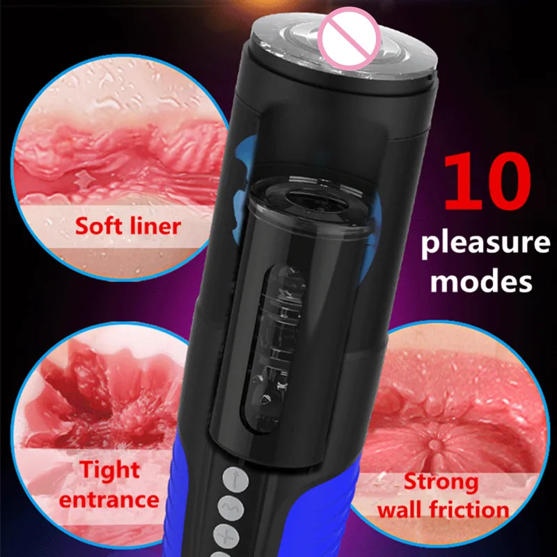 Автоматический телескопический Мужской мастурбатор Электрический