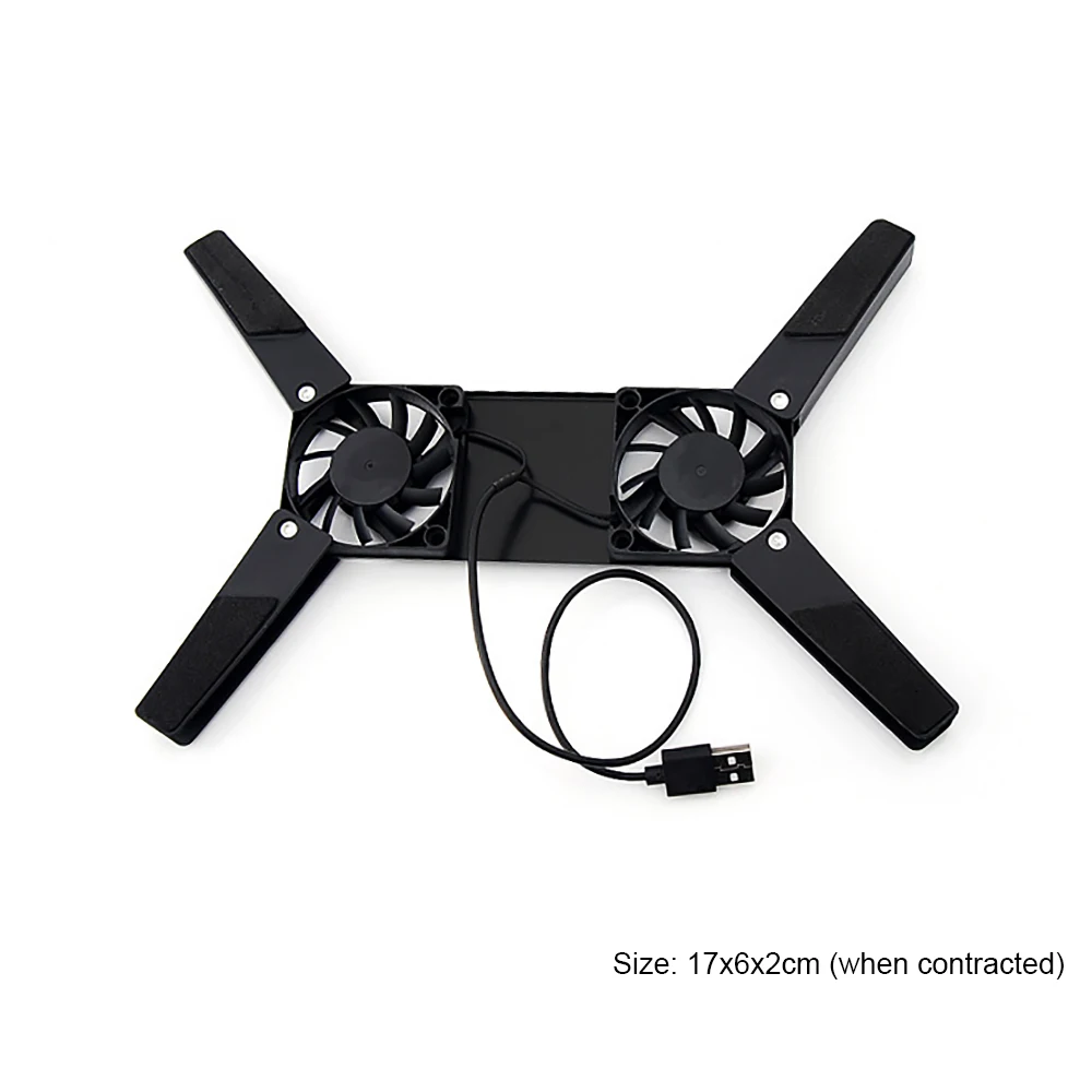 Новое поступление подставка для ноутбука с двумя охлаждающими вентиляторами