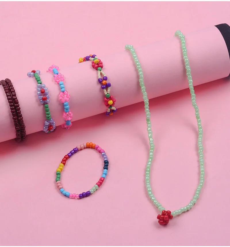 

2MM Glass Millet Beads Separator Beads Jewelry Making Round Colorful Millet Beads DIY Bracelet Necklace Beaded Jewelry Material