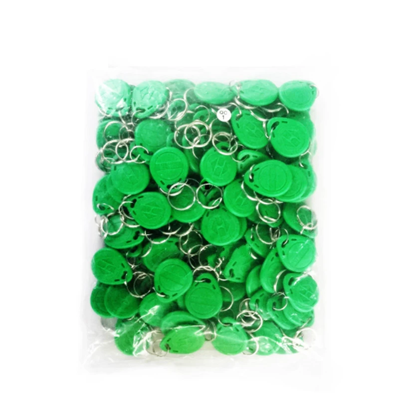 

100pcs RFID Key Fobs Token Tags Durable Waterproof Keychain ID Card