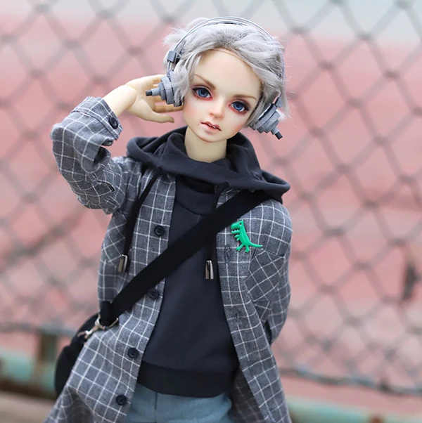 Детская игрушка ручной работы M0335 1/6 1/3 1/4 Одежда для кукол реквизит BJD/SD серая - Фото №1