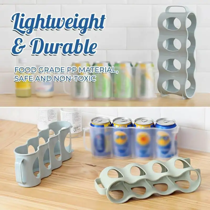 4 Holes Portable Fridge drawer style cans beer beverage storage box Holder Kitchen Refrigerator rack freezer | Дом и сад