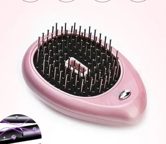 Вибрирующая щетка для волос расческа массажер терапия вибрирующий массаж уход