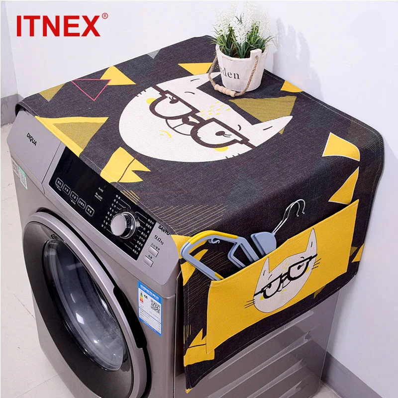 Водонепроницаемый чехол для стиральной машины пылезащитный холодильника Winson Cat