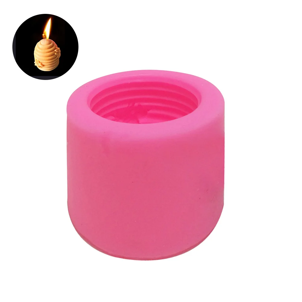 Honeycomb Bee Shape Silicone Mould DIY Aromatherapy Plaster Candle 3D Mold Clay Crafts Fondant Cake Decoratio | Дом и сад