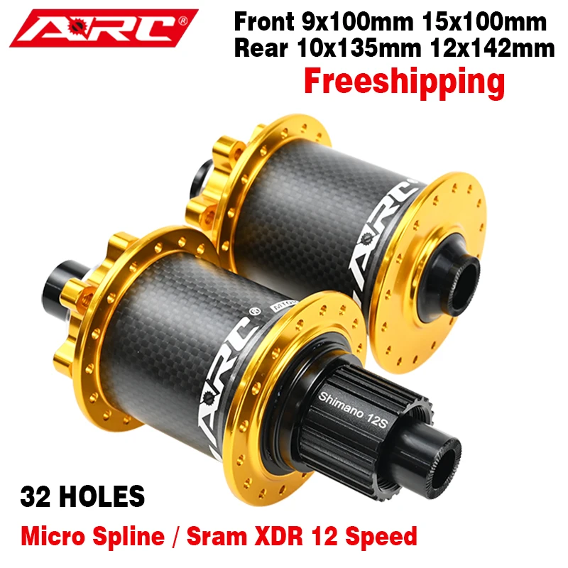 Дуги горный велосипед концентратор 32 отверстия углеродного волокна 6 собачки 114