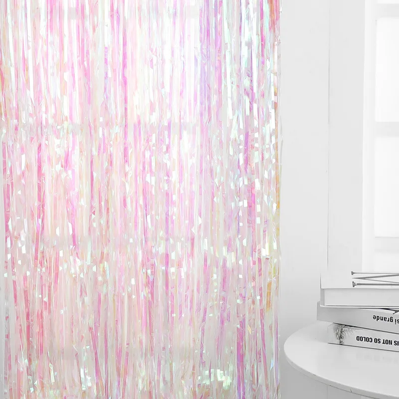 2 м день рождения свадьба фон занавес s блестящая золотая мишура бахрома Фольга