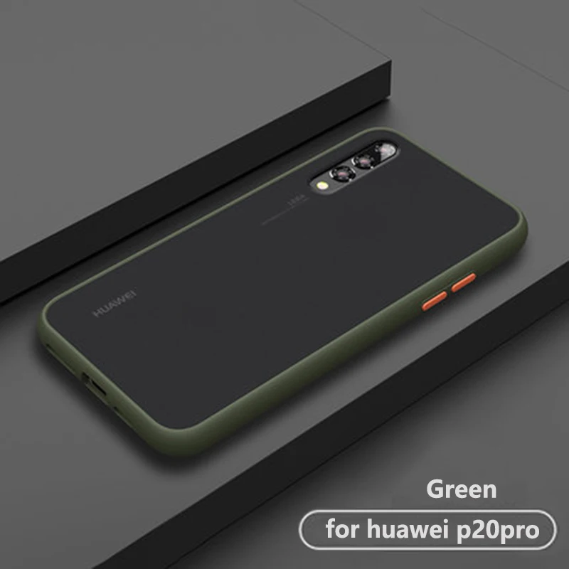 Роскошный противоударный прозрачный чехол накладка для телефона huawei p20 pro p 20 p20pro