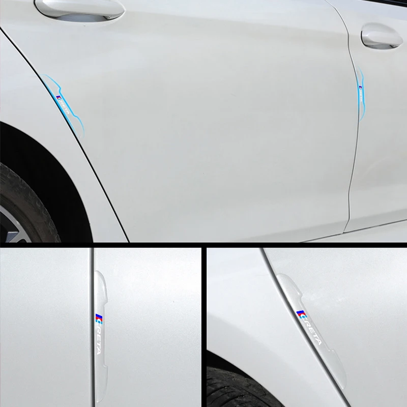 

4pcs Car door Prevent impact for hyundai creta Car Accessories Car sticker